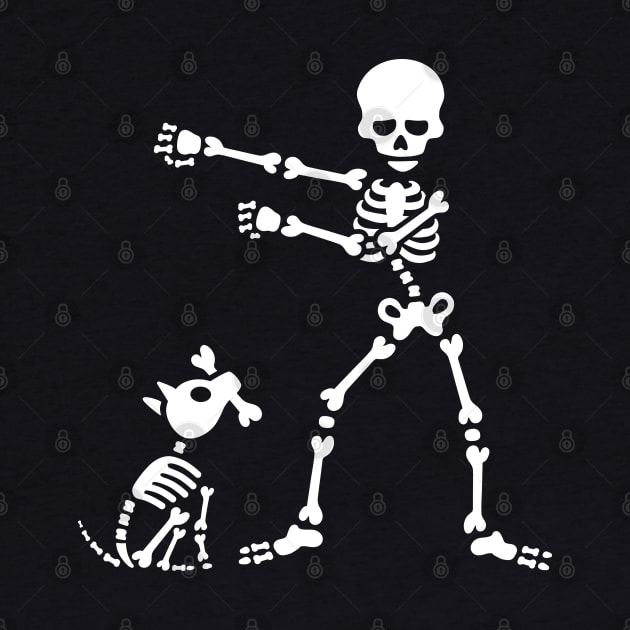 Flossing floss like a boss skeleton dog dance by LaundryFactory